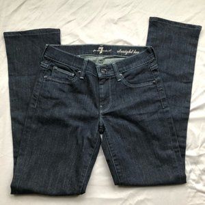 7 For All Mankind Classic Straight Leg Jeans - 24